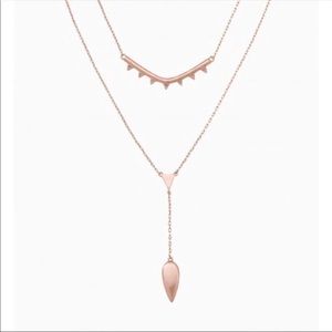 Stella & Dot Rose Gold Necklace